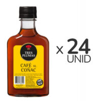 TRES PLUMAS CAFE AL COGNAC 200cc X24
