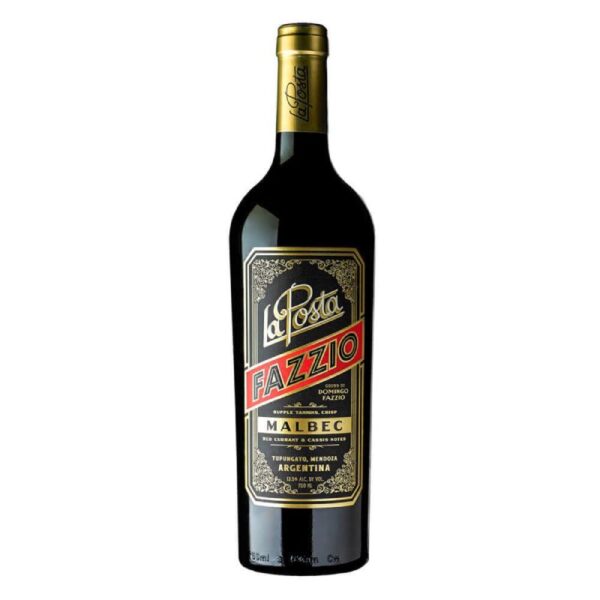 LA POSTA SINGLE VINEYARD MALBEC FAZZIO 750cc